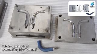 Custom Insert Molding for Wrapping Plastic Around Metal Parts Overmolding Injection Mold
