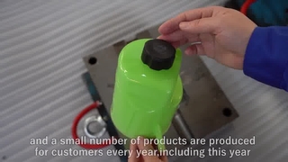 This is an injection mold for the production of PA66 automotive parts 