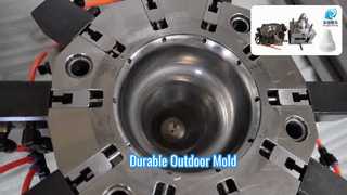 This is a customized outdoor plastic shell injection mold