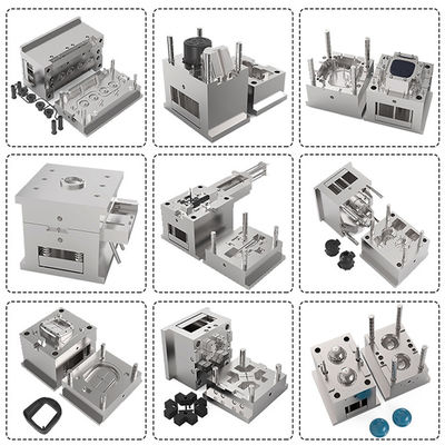 Custom Plastic Mould Design for Various Materials PA66/PC/PE/PVC/PMMA/PP/ABS/ASA/TPU/POM with ISO9001 Certification