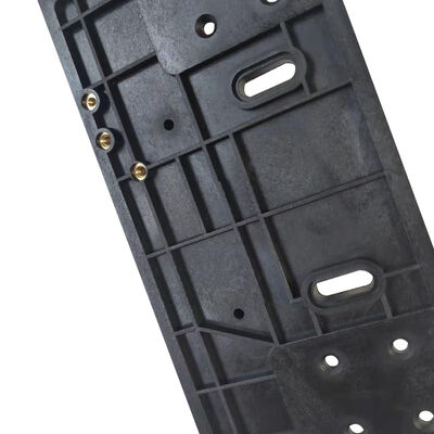 Low Shrinkage Anti Warpage Black Plastic Shell Precise Hole Position For Circuit Board Assembly
