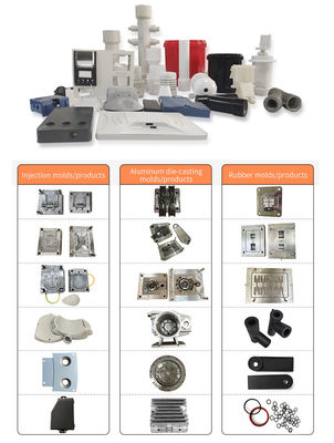 Custom Plastic Injection Mould with Single or Multiple Cavity, 300000-500000 Shots Mould Life and Customized Size
