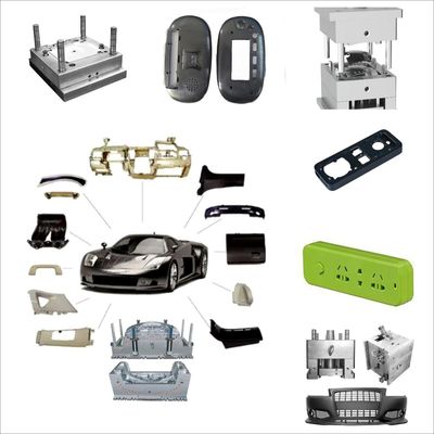 Steel Material Plastic Injection Mould with 300000-500000 Shots and Customized Size for Mold Component
