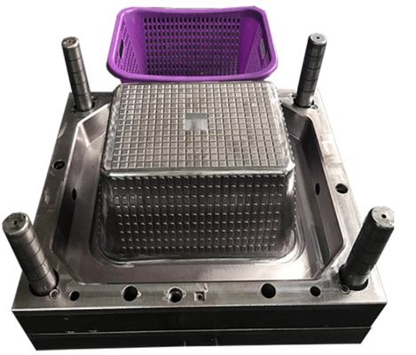 Custom Service Size/Color/Thickness/Hardness/Logo/ Plastic Injection Turnover Box Mould for Injection Vegetable Fruit Crate