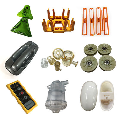Custom Injection Parts Plastic Fabrication Mold Maker with Cutting Service at from Source in Customized Colors