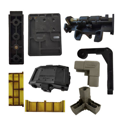 Etched Injection Molding Plastic Hook Part with Customized Colors and Electroplating