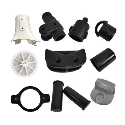 Etched Injection Molding Plastic Hook Part with Customized Colors and Electroplating