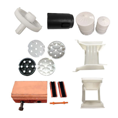 Etched Injection Molding Plastic Hook Part with Customized Colors and Electroplating