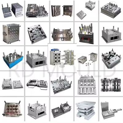 Customized Aluminum Die Casting Rubber Mold for Round Household Product Cast Moulding Plastic Box Mold