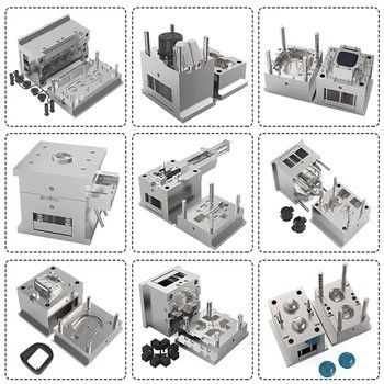 Customized Aluminum Die Casting Rubber Mold for Round Household Product Cast Moulding Plastic Box Mold