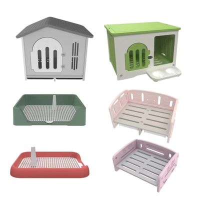 Main Material Plastic Iron Pet Skylight Dog House for Large Dogs Customized Color Indoor/Outdoor Luxury Kennel