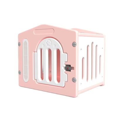 Main Material Plastic Iron Pet Skylight Dog House for Large Dogs Customized Color Indoor/Outdoor Luxury Kennel