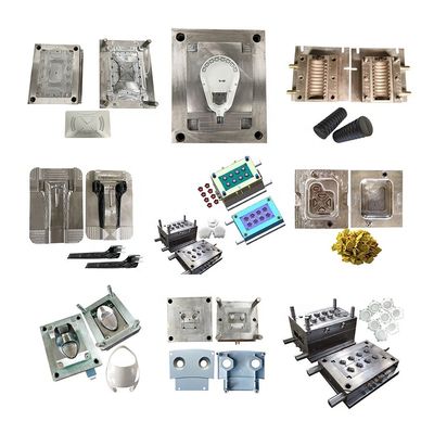 Custom Plastic Injection Mold with Die Steel Construction for ABS/PP/PS/PE/PVC/PA6/PA66 Materials and Multiple Cavity Design