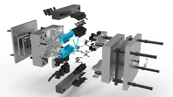 P20 718 738 NAK80 S136 Material Plastic Injection Mould For Vehicle Parts Injection Molding