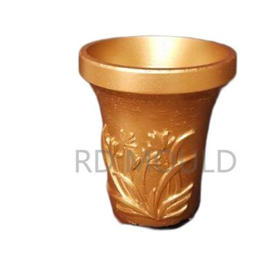 Precision Plastic Injection Molding Parts Concrete Flower Pot Molds Customized Design