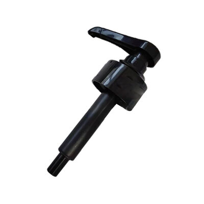 Plastic Lotion Pump Head with Long Spout Design for Precise Dispensing and Black Finish