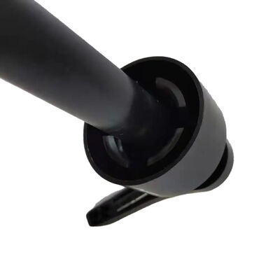 Plastic Lotion Pump Head with Long Spout Black Dispenser Pump for Shampoo Body Lotion Cosmetic Bottle