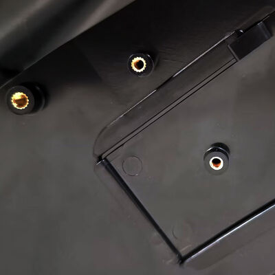 Rib Structure Optimized Display Screen Back Cover Injection Mould Solve Sink Mark On Thick Wall Position